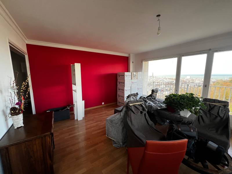 Rénovation d'un appartement au Havre, peintures colorées et tendances